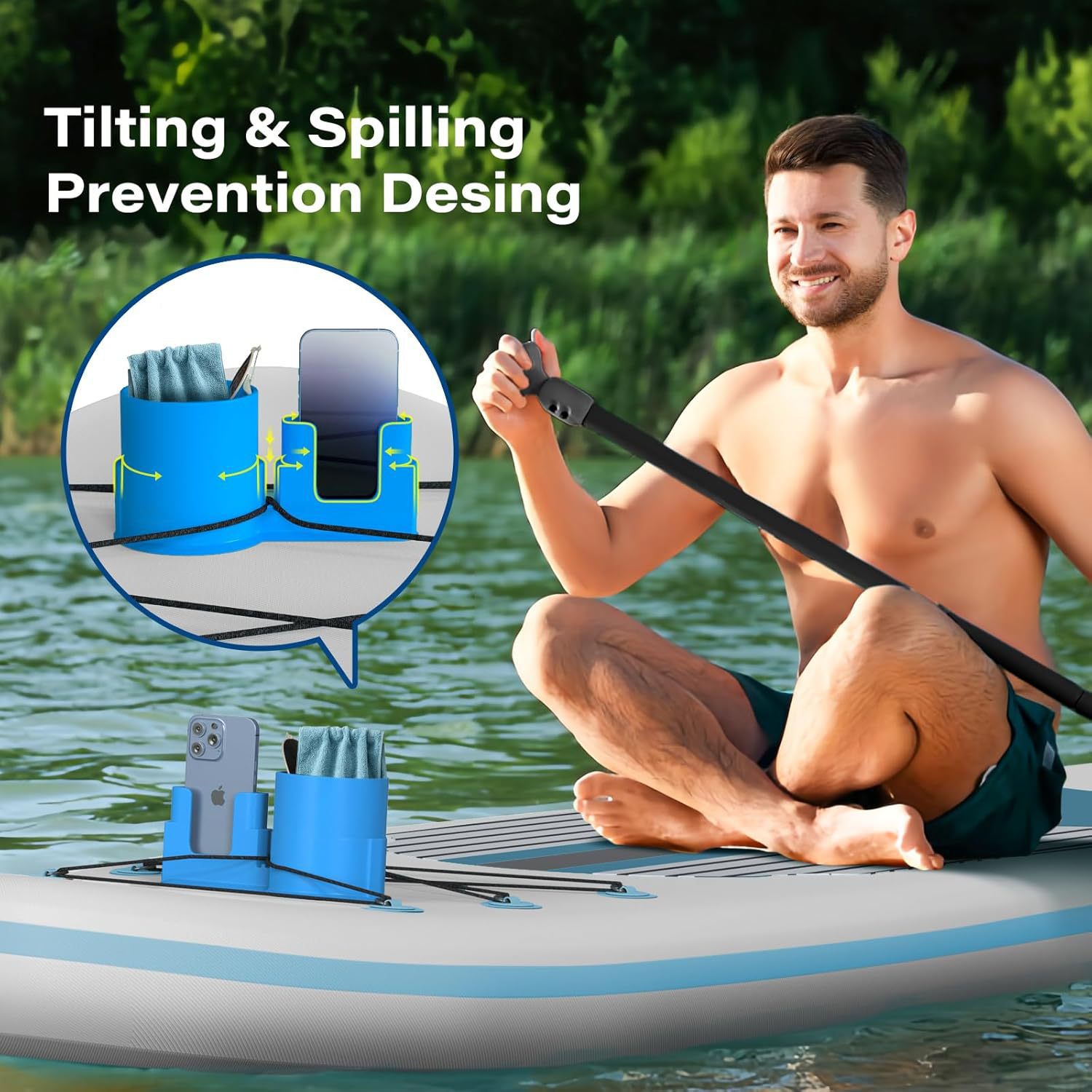 Fishing Boat Anchor - Держатель для напитков для каяка, доска