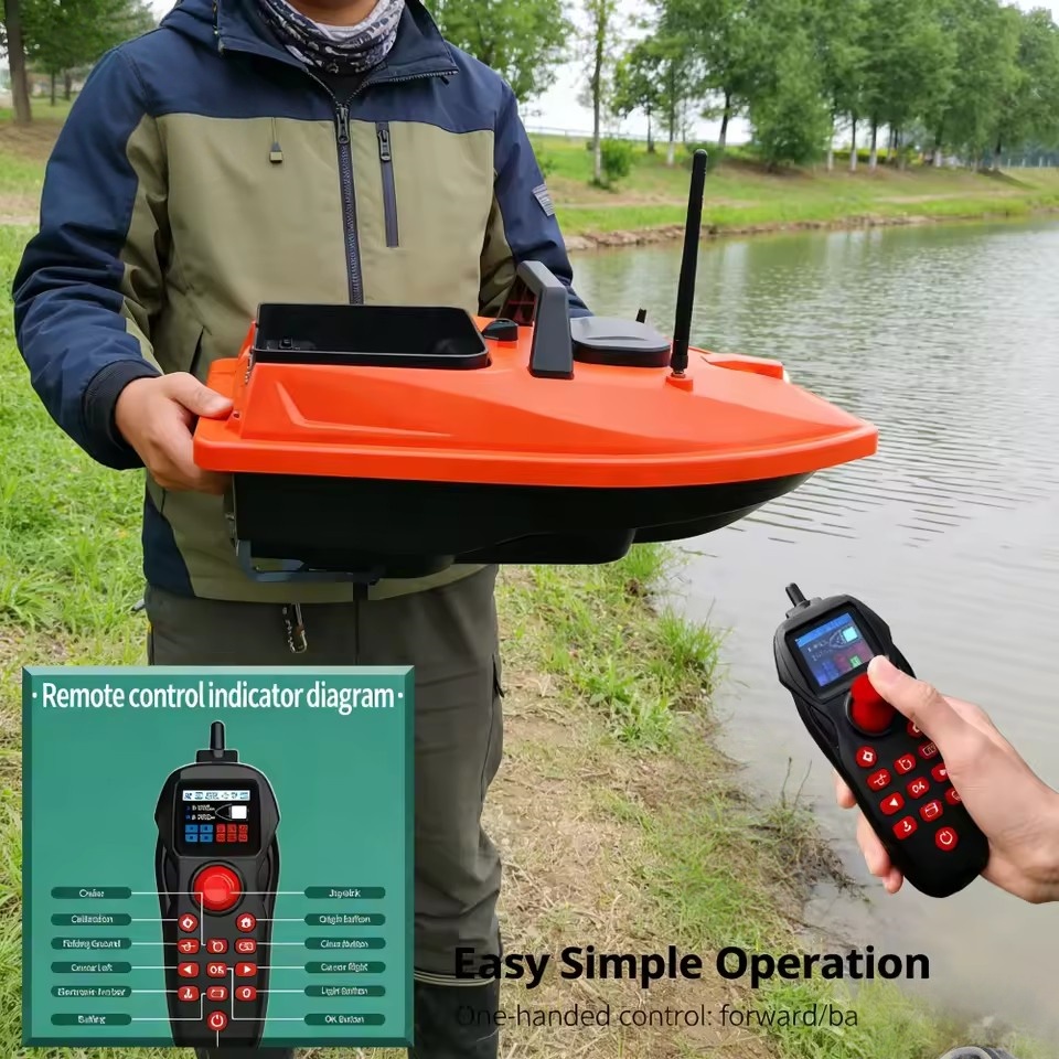 Fishing Boat Anchor - Радиоуправляемая прикормочная лодка для рыбалки с