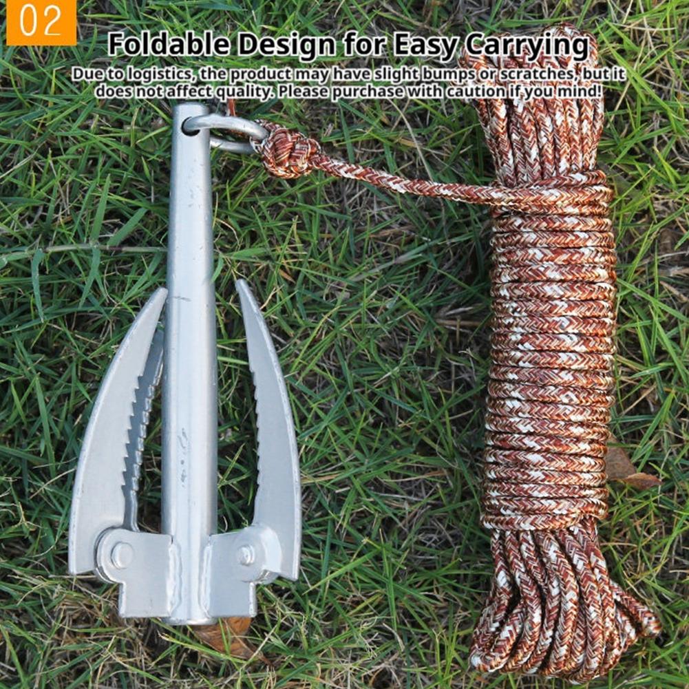 Уличный складной крюк-якорь дл – обзор и цена Fishing Boat Anchor