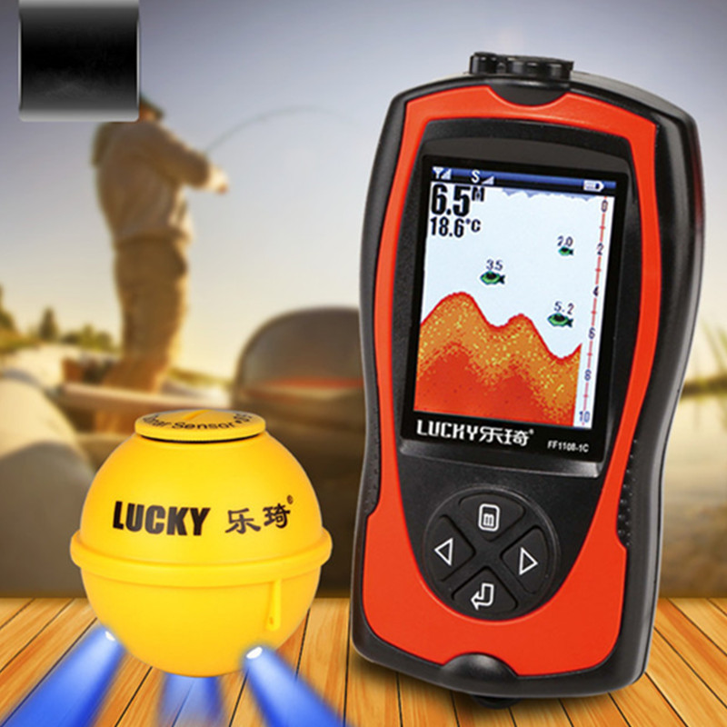 Беспроводной эхолот-датчик, по – обзор и цена Fishing Boat Depth Finder