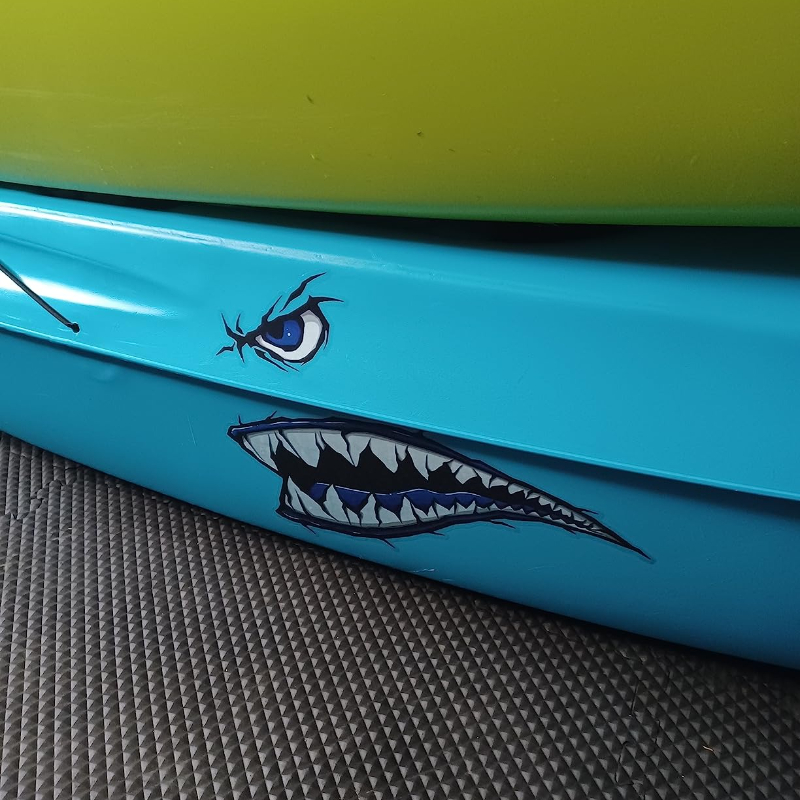 2 шт., наклейки на лодку с зуб – обзор и цена Fishing Boat Trailer